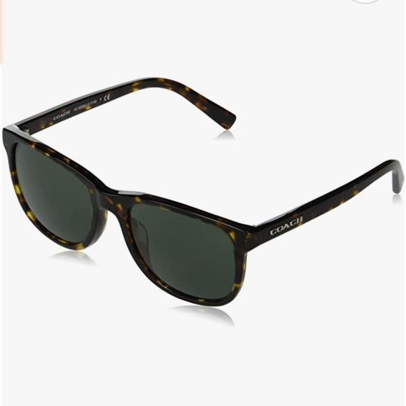 COACH Men Matte Dark Tortoise Sunglasses 512071 - Picture 1 of 12